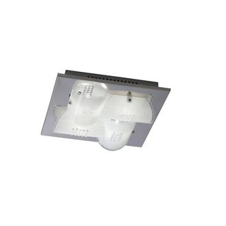 Netlighting Starlis Ceiling 4 Light Polished Chrome Glass Crystal in Grey