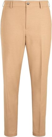 HUGO BOSS Tapered-fit Broeken - Heren - Nette broeken - Beige - M - Katoen - Broeken