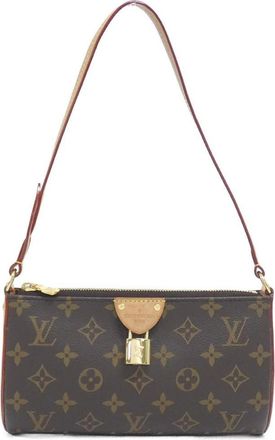 Louis Vuitton Brown Coated Canvas Pochette Pouch (Pre-Owned)