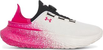 Under Armour Unisex-Adult Slipspeed Mega Fade, (110) Summit White/Shaded Fuchsia/Shaded Fuchsia, 16.5 Women/15 Men