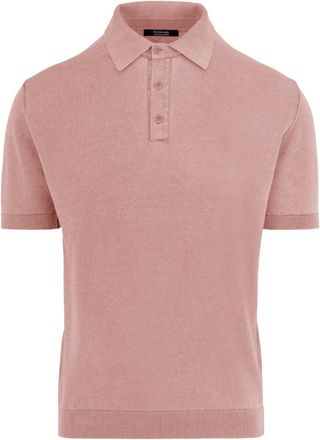 Bomboogie Maglioncino in cotone con colletto - - Knitwear - Uomo - Rosa - S