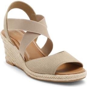 Nordstrom Rack Bonnie Wedge Espadrille Sandal in Tan Taupe at Nordstrom Rack, Size 8.5