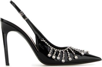 Gucci Womens Black Leather Pumps - Size EU 40