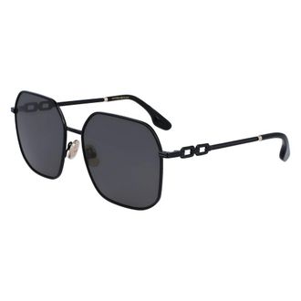 Victoria Beckham Black Metal Womens Sunglasses