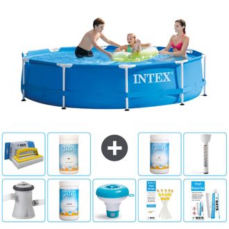 Intex Piscina Con Estructura Redonda - 305x76 Cm - 8-piezas S43232