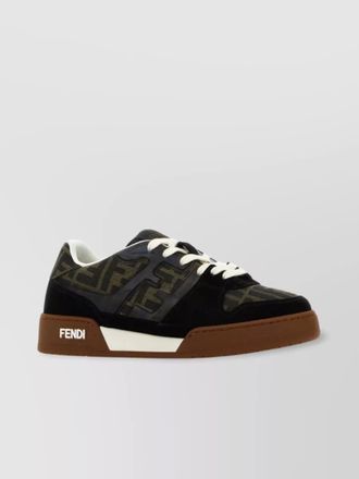 Fendi leather low-top sneakers