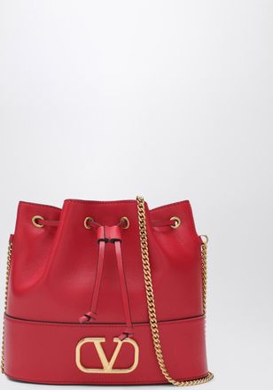 Valentino Garavani Borsa a secchiello VLogo Signature Valentino Garavani in pelle