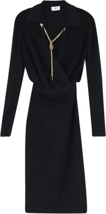 Elisabetta Franchi Mujer, Vestidos, Negro, Talla: S