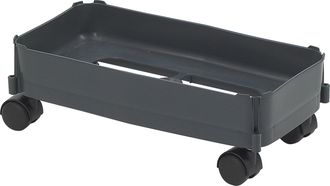 EKO Graf Carro De Transporte Para Contenedor Multiusos 60 L Gris Oscuro Ruedas Duras - Para Suelos Blandos