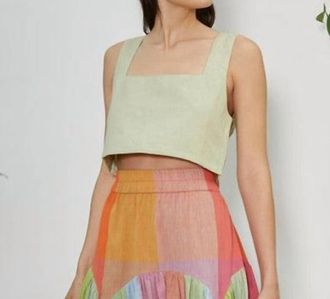 Rujuta Sheth Womens Basic Top In Mint