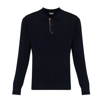 Burberry Tops, Heren, Blauw, XS, Wol, Marcus Polo