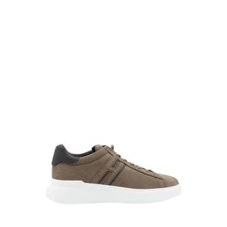 Hogan H580 Sneakers - Heren - Sneakers - Bruin - 41 1/2 EU - Leer - Schoenen
