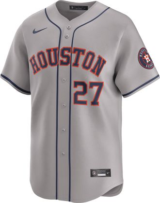 Nike Jose Altuve Houston Astros Nike Mens Dri-FIT ADV MLB Limited Jersey in Grey | LM25HURDHU9-457