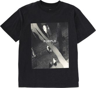 Purple T Shirt With Logo