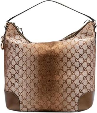 Gucci Borsa a spalla Pre-owned in tela - - Pre-owned - Donna - Marrone - ONE SIZE
