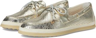 Dolce Vita Doris Womens Flat Shoes Platinum Perforated Leather : 6.5 M