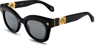 Etnia Barcelona Santa Maria BKGD Womens Sunglasses Black Size 48