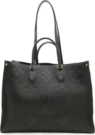 Louis Vuitton Black Noir Monogram Empreinte Shoulder Bag Tote Bag (Pre-Owned)