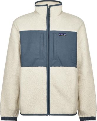 Patagonia Fitness, Heren, Beige, S, Polyester, Retro Pile Patch Jkt