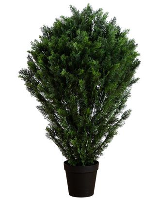 Nearly Natural 5Ft Artificial Cedar Bush Uv-Resistant (Indoor/Outdoor)