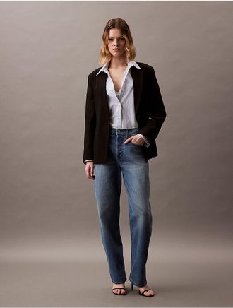 Calvin Klein Jeans Calvin Klein Womens 90s Loose Fit Jeans - Blue - 25