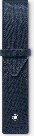Montblanc Stiftetui aus Saffianoleder Sartorial Ink Blue