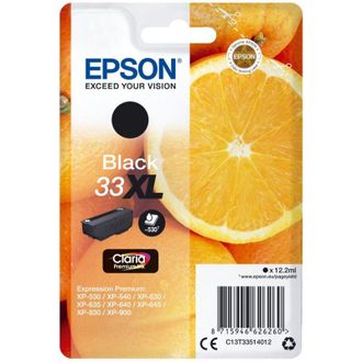 Epson Oranges Singlepack Black 33xl Claria Premium Ink