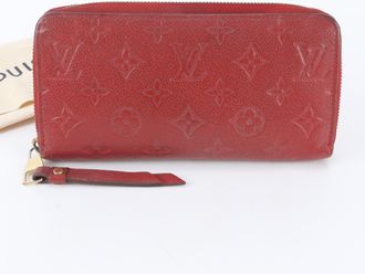 Louis Vuitton Monogram Empreinte Sacrlet Leather Long Wallet (Bi-Fold) (Pre-Owned)