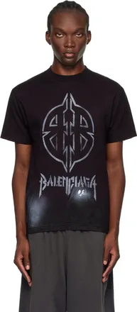 Tシャツ・カットソー BALENCIAGA FW25 Black ette blouse (839280TIN13 1000) Women's Scarf Blouse in Black | Balenciaga US