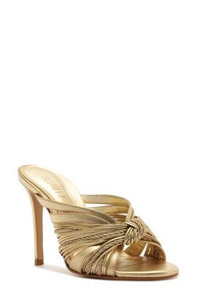 Schutz Gaya Sandal in Platinum at Nordstrom, Size 5.5