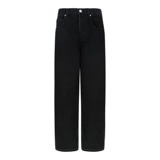 Isabel Marant Dames, Jeans, Zwart, Maat: XS Katoen