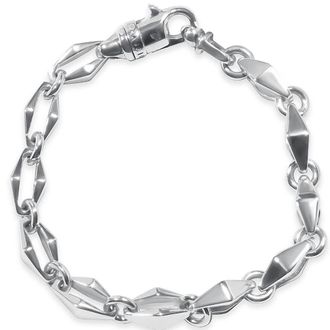 Pompeii3 Mens Link 14k Gold (51gram) or Platinum (82gram) 8.5mm Bracelet 8.5