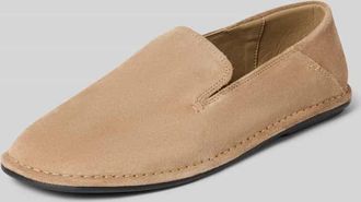 Marc O'Polo Loafer aus echtem Veloursleder Modell ALVETTE 1B in Sand, Gr&ouml;&szlig;e 36