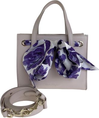 Ferragamo pink Leather Handbag Shoulder Bag (Pre-Owned)