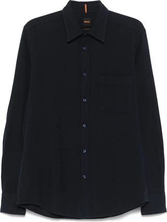 BOSS Camicia in cotone - Blu