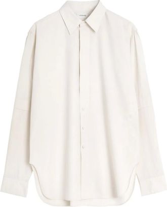 Christophe Lemaire Camicia Shirt With Slits - Toni neutri