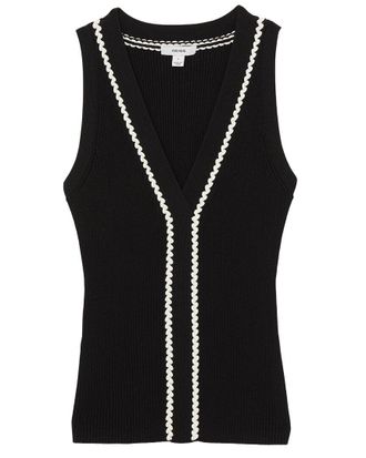 Reiss Lanette Colourblock Top