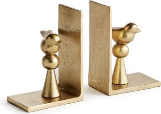 Napa Home & Garden Birdsong Bookends Set of 2 in Gold at Nordstrom
