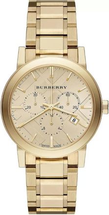 Burberry Accessoires, Heren, Geel, ONE Size, The City Chronograph