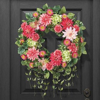 Frontgate Sonny Dahlia Wreath - Frontgate