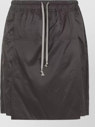 Rick Owens Moncler - rick owens recycled knee length kilt shorts