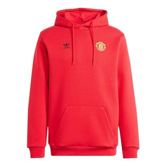 adidas Manchester United Trefoil Hoodie Red IK8706