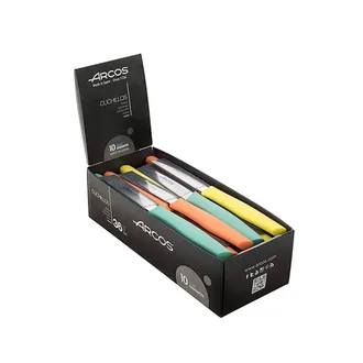 Arcos Cuchillo Mondador Colores 806200 Surtido, Cuchillo Mondador Colores 806200cuchillo Mondador De 85 Mm De Hojacuchillos Peque&ntilde;os, Ligeros, Manejables Y 