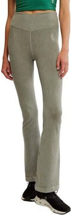 Free People FP Movement Go to Smooth Flare Leggings in Washed Sagestone at Nordstrom Rack, Size X-Small/small