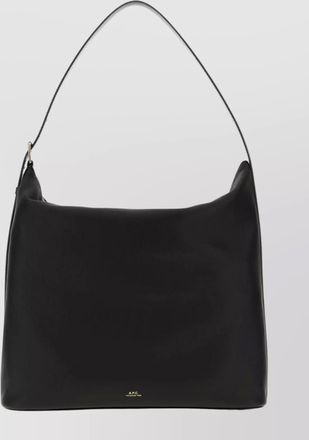 A.P.C. maxi vera structured leather shopping bag