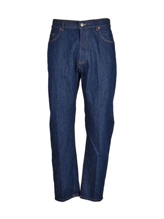 Dondup Blue 25th Anniversary Cotton Jeans
