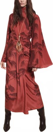 Johanna Ortiz Chilled Paradise Dress In Marsala
