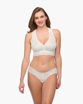 Cosabella Nsn Cutie Low Rise Thong in Moon Ivory at Nordstrom