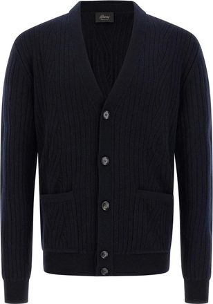 Brioni Truien & Vesten, Heren, Blauw, L, Wol, Truien