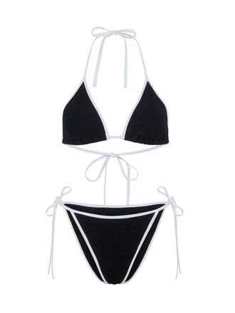 Hunza G Gina Bikini Contrast